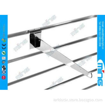 Custom Chrome Heavy Duty Shelf Brackets for Slatwall